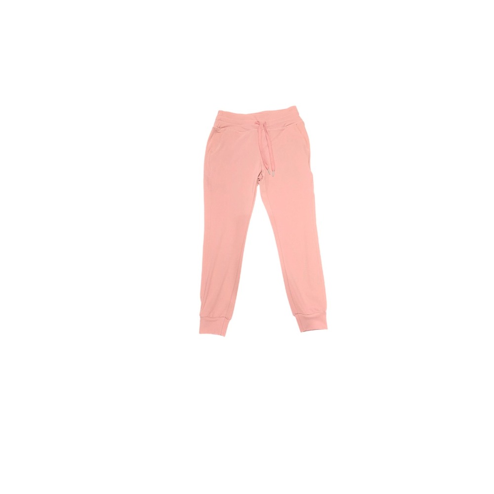 Halara Waffle Knit Joggers Womens Large Pink Drawstring Activewear Pants